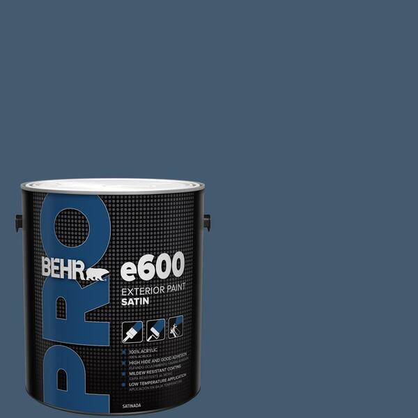 BEHR PRO 1 gal. #S500-7 Infinite Deep Sea Satin Exterior Paint