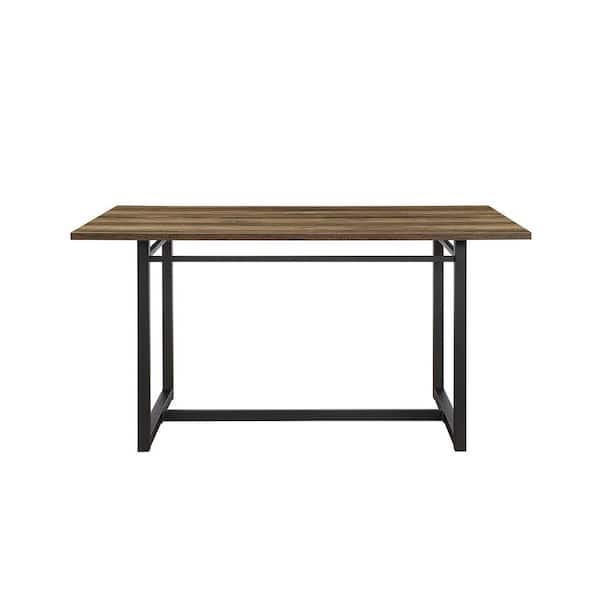 Walker Edison Furniture Company 60 in. Rectangle Rustic Oak
