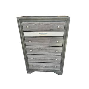 David Grey 6-Drawer 17 in. W Chest of Drawers