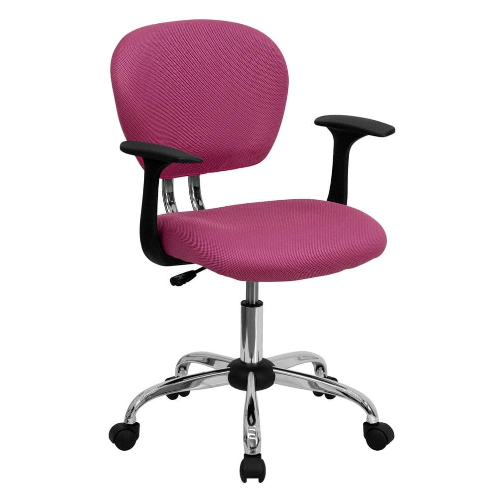 Pink mesh desk discount chair