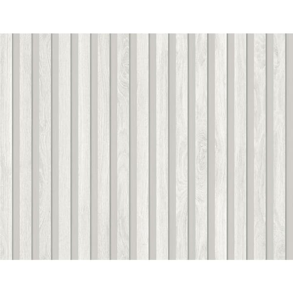 Seabrook Designs Pearl Grey Jun Paper Unpasted Wallpaper Roll (60.75 sq. ft.)