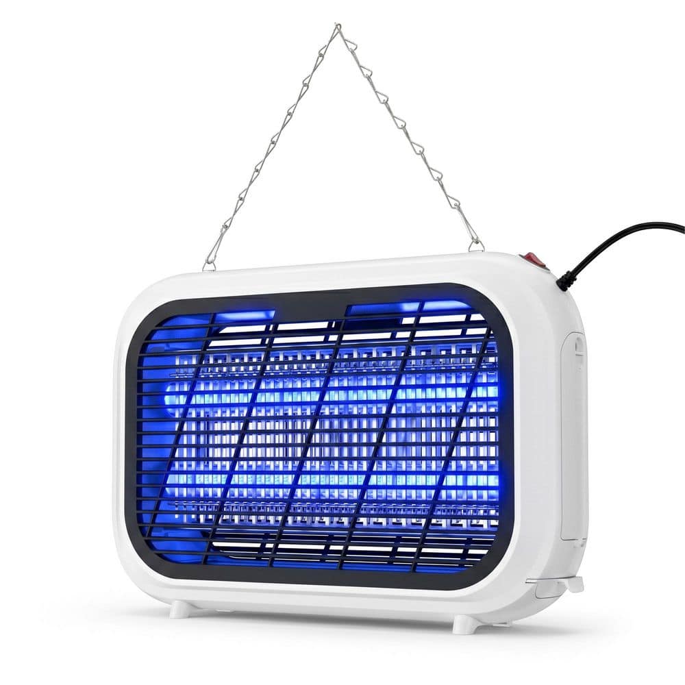20-Watt Electric Indoor Bug Zapper Mosquito Repellent with Removable Collection Tray for Easy Cleaning, Plug In