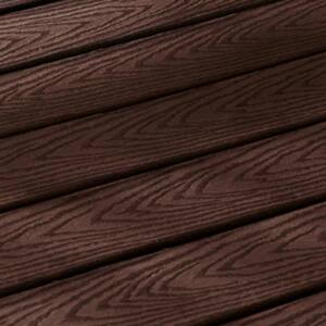 Select 1 in. x 6 in. x 1 ft. Woodland Brown Composite Deck Board Sample