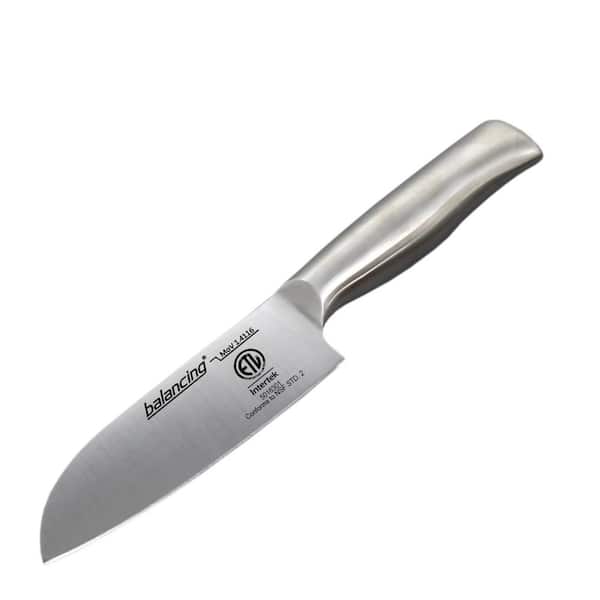 BALANCING 9-Piece CoreLess Damascus Knife Set with Birch Knife Block  DCN66002 - The Home Depot