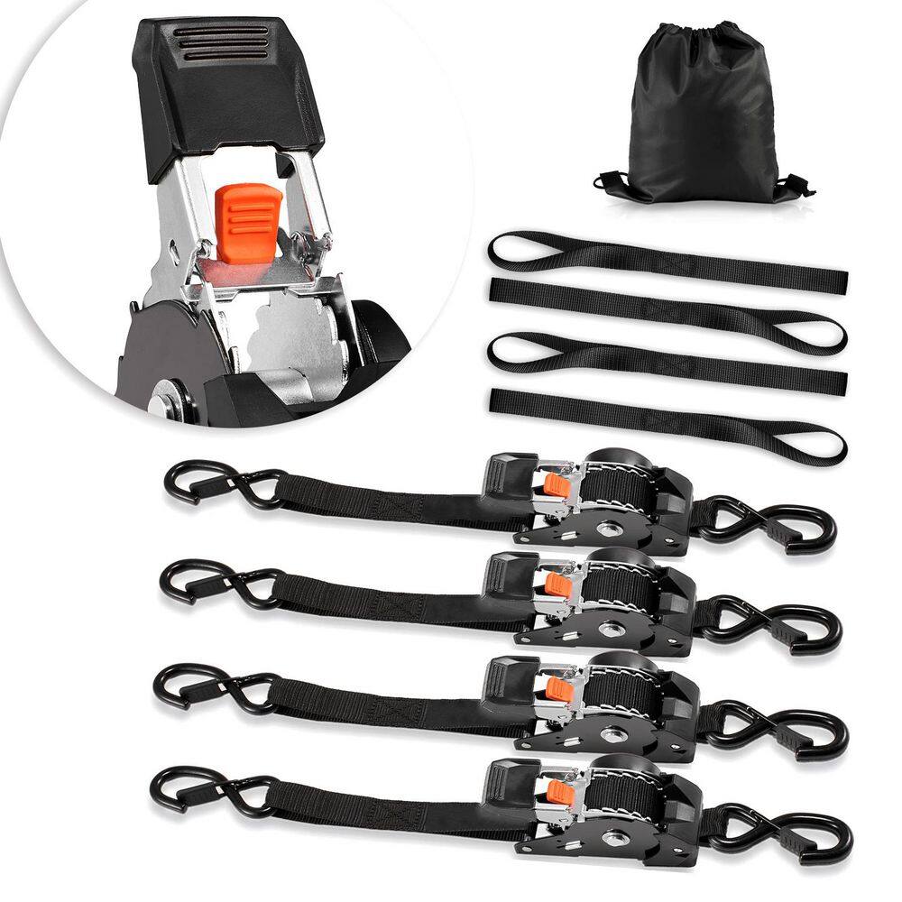 1 in.x10 ft. Retractable Ratchet Straps, 1200 lbs. Break Strength, Tie Down Straps with S Hooks, Ratcheting, 2025 Update price history on PriceWatchPro