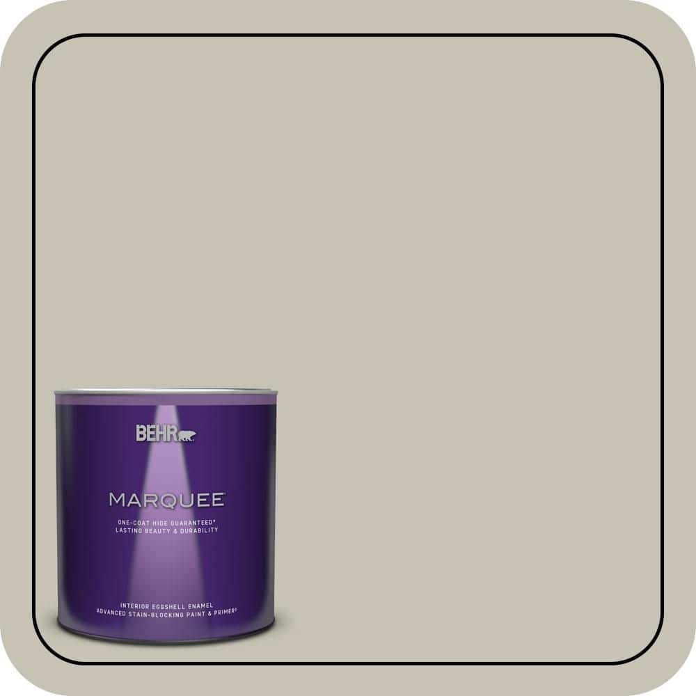 1 qt. #BNC-04 Comforting Gray Eggshell Enamel Interior Paint & Primer product image for price tracking