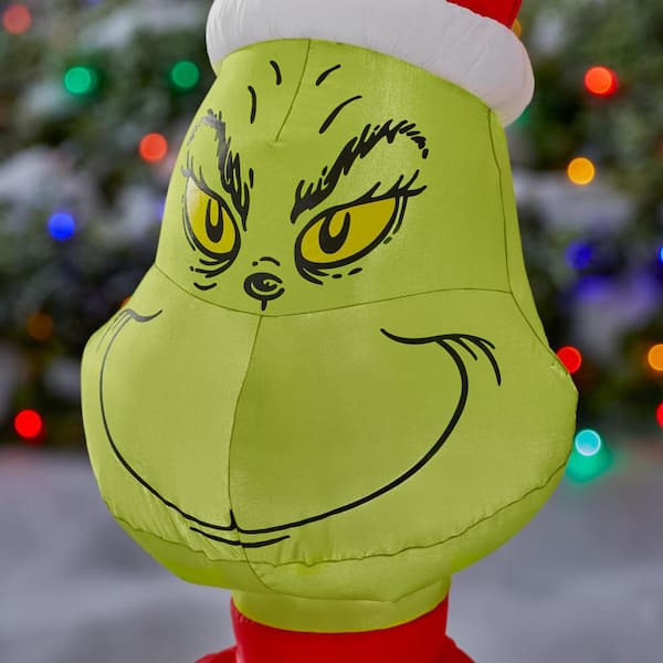 Dr Seuss' The Grinch Who Stole Christmas, Hang On Grinch, Outdoor  Decoration, 5 feet Tall, Grinch Green, Outdoor Hanging Figurine 