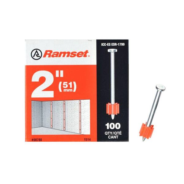 Ramset 2 in. Drive Pins (100-Pack)