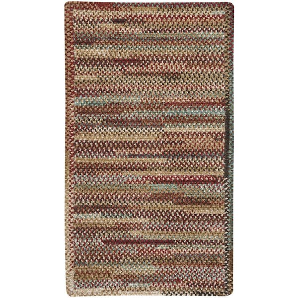 Habitat Deep Red 7 ft. x 9 ft. Cross Sewn Area Rug