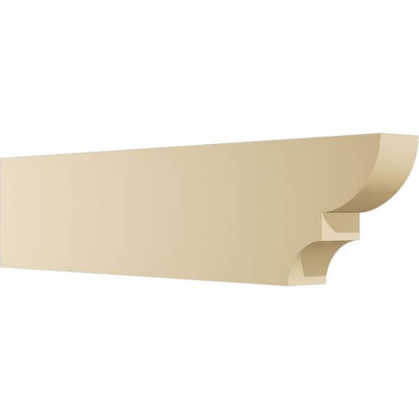 Ekena Millwork Standard Ridgewood 3 in. W x 8 in. H x 36 in. D Signature Urethane Rafter Tail Outlooker