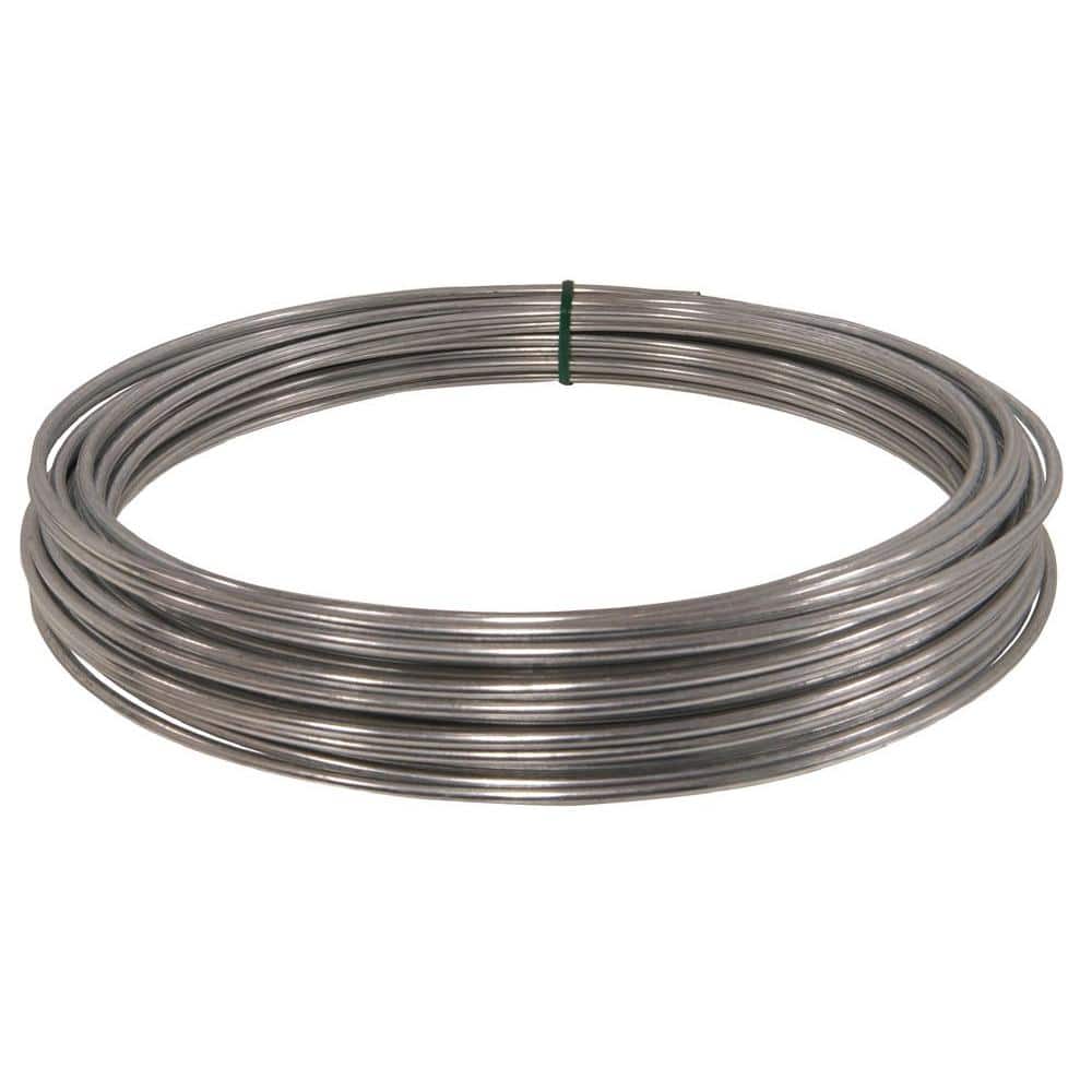 9-Gauge 2 Pack The Hillman Group 122062 Galvanized Utility Wire 