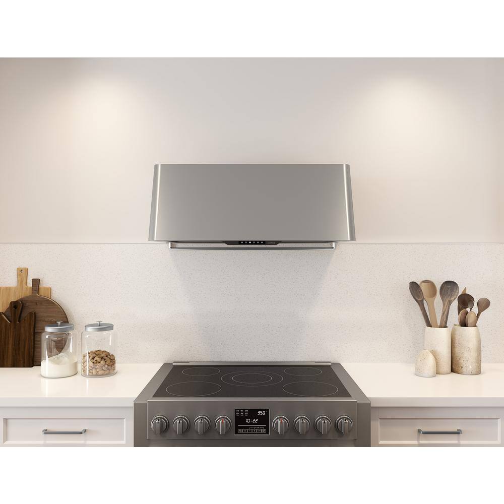 Mesa 36" Convertible Wall Mount Range Hood with Charcoal Filter