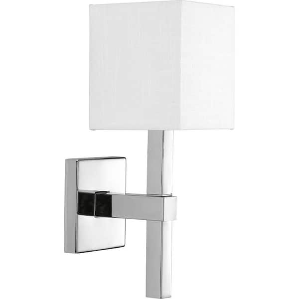 Progress Lighting Metro Collection 1-Light Polished Chrome Wall Sconce