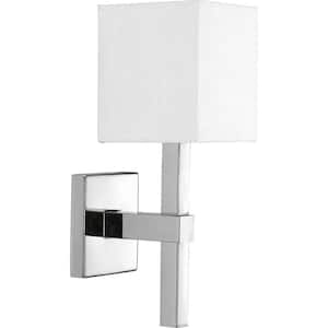 Metro Collection 1-Light Polished Chrome Wall Sconce