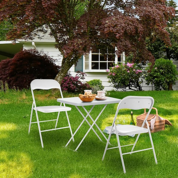 Folding table and 6 chairs online set