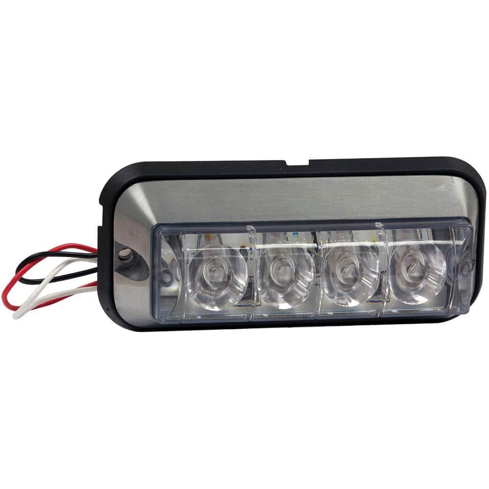 BUYERS PRODUCTS 4.875 Inch Amber Rectangular Strobe Light BUYERS PRODUCTS 4.875 Inch Amber Rectangular Strobe Light