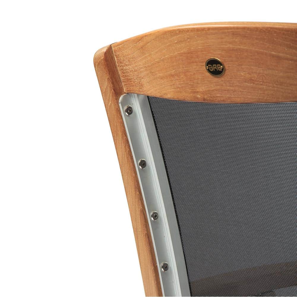 Colorado Honey Teak and Textilene Folding Chair