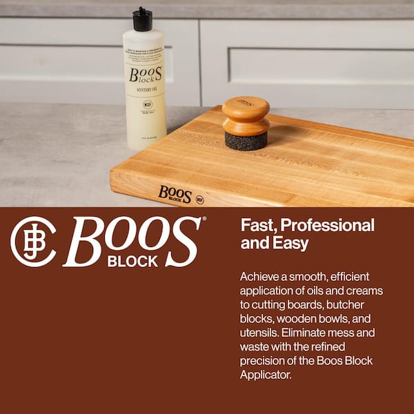 JOHN BOOS 32 fl. oz. Mystery Oil & Applicator Wooden Cutting Board