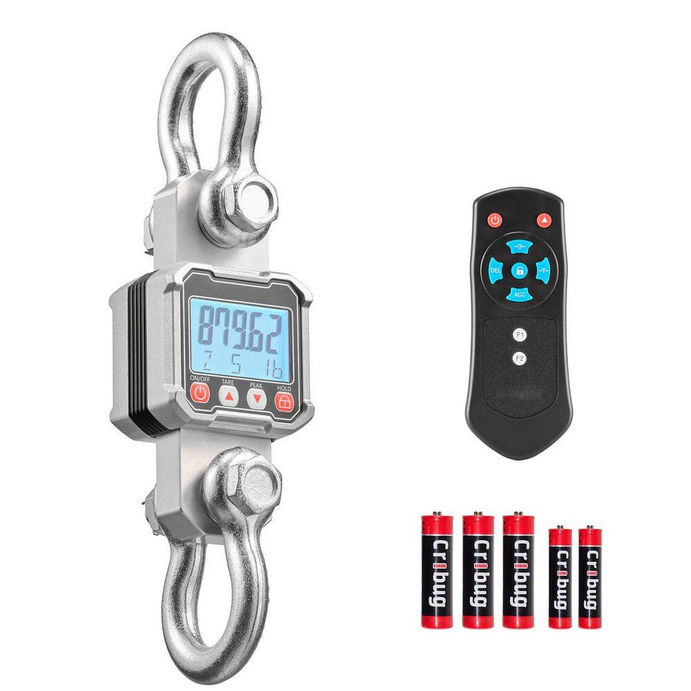 Digital Crane Scale with Cast Aluminum Case, 6600 lbs. /3000 kg Max Capacity, Heavy Duty Industrial Hanging Scale price history on PriceWatchPro