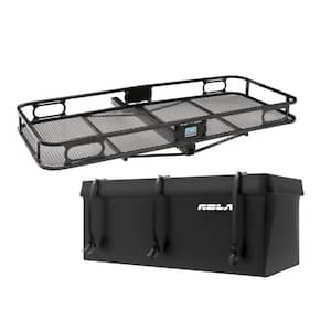 500 lbs. capacity Pro Carrier Basket for 2 in. Trailer Mounted Hitch Plus Cargo Carrier Bag