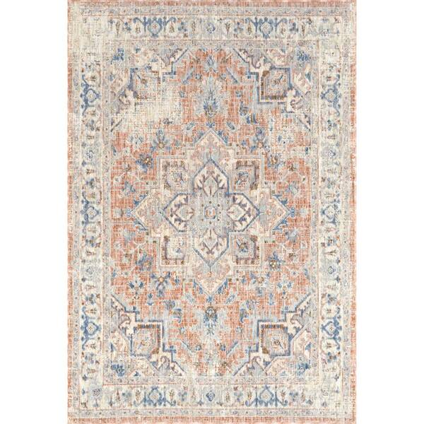 nuLOOM Avalie Traditional Persian Pink 7 ft. x 9 ft. Area Rug