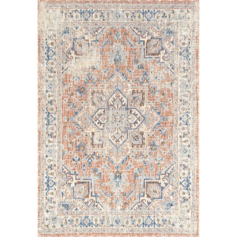 nuLOOM Avalie Pink 8 ft. x 10 ft. Persian Area Rug GCEL03A8010 The