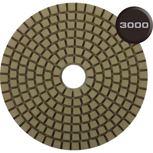 4 in. 3000 Grit Resin Wet Polishing Pad
