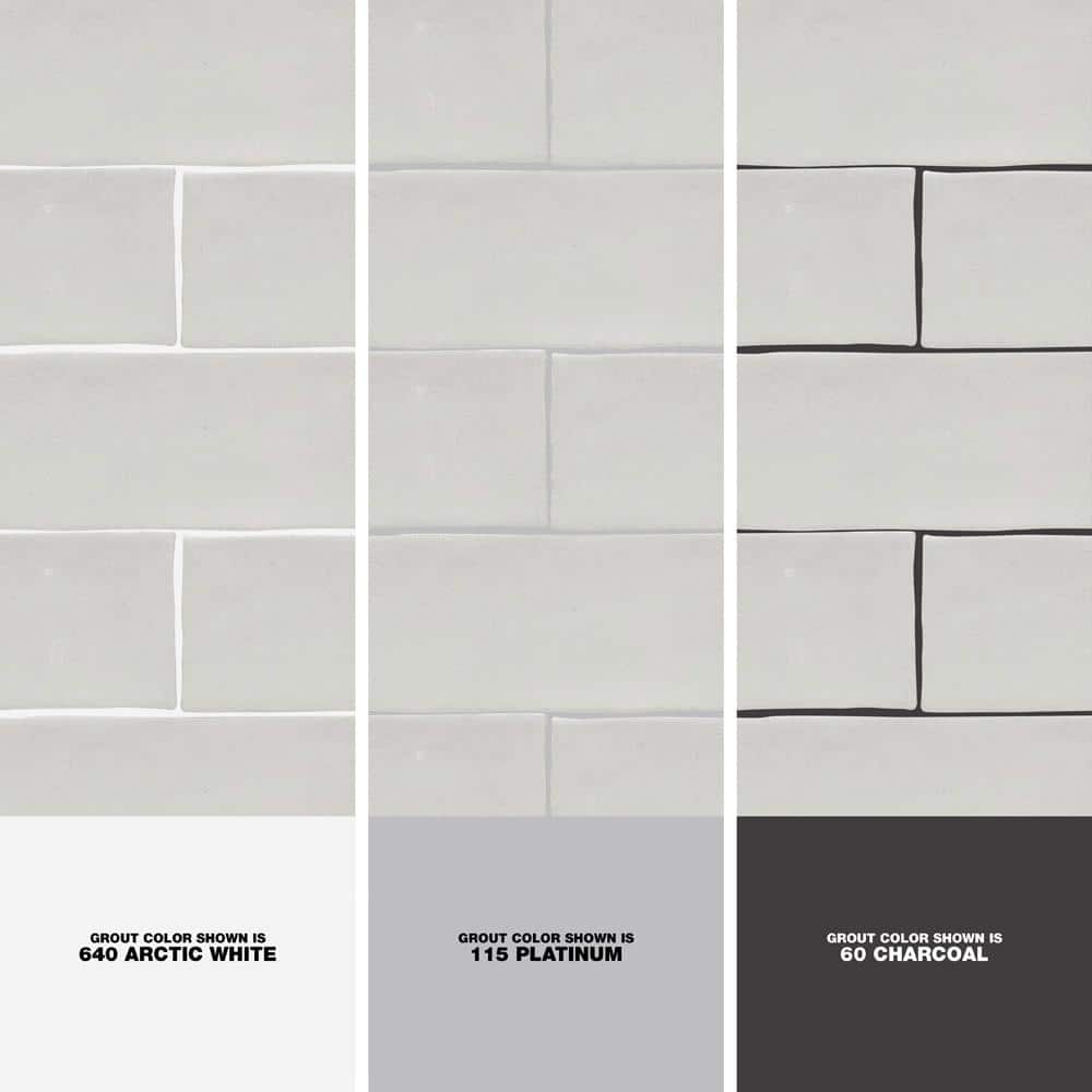 Barcelona 3" x 12" Kale Polished Ceramic Subway Wall Tile