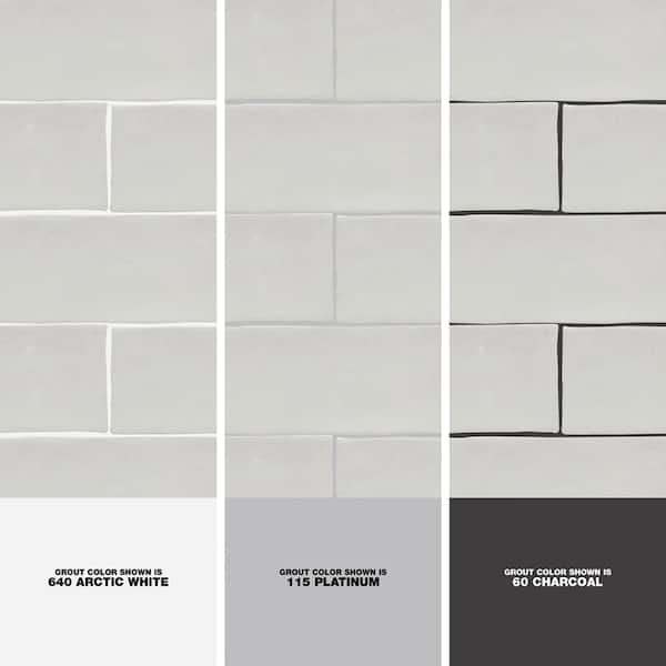 Ivy Hill Tile Catalina White 3 in. x 12 in. x 8 mm Ceramic Wall Subway Tile (44-Pieces 10.76 sq.ft./case) Ivy Hill Tile Catalina White 3 in. x 12 in. x 8 mm Ceramic Wall Subway Tile (44-Pieces 10.76 sq.ft./case)