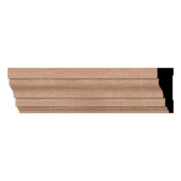 Ekena Millwork WM366 0.69 in. D x 2.25 in. W x 96 in. L Wood (Sapele Mahogany) Colonial Casing Moulding