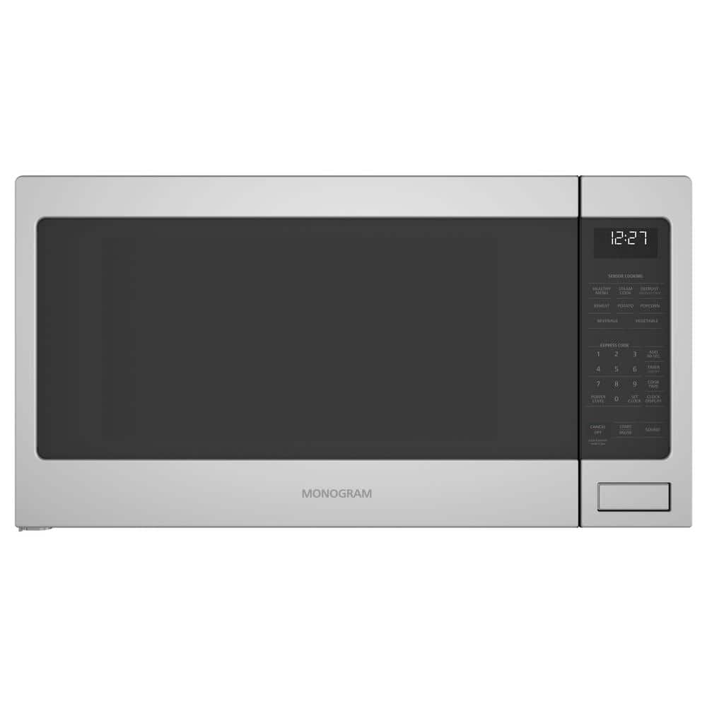 24.125 in. Width 2.2 cu.ft. Black Stainless Steel 700-Watt Countertop Microwave