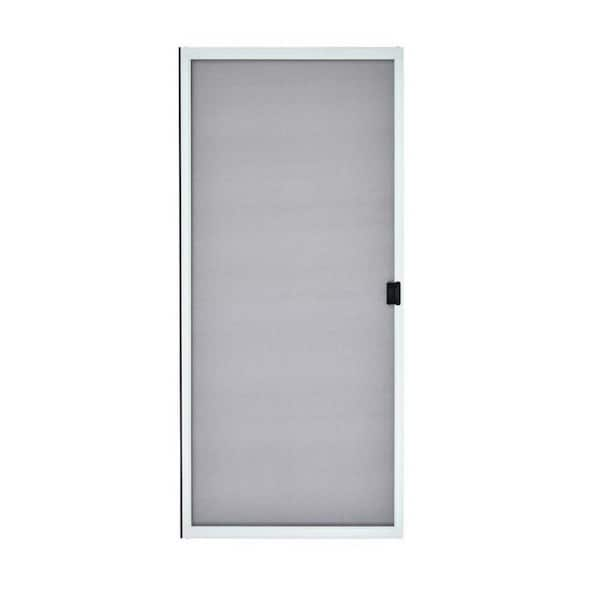 MMI Door 33 in. x 79-5/8 in. White Steel Sliding Patio Screen Door