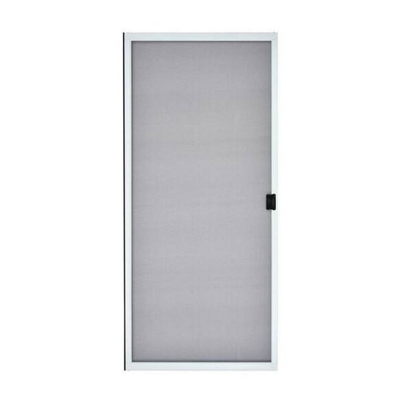 MMI Door 37 in. x 79-5/8 in. White Steel Sliding Patio Screen Door