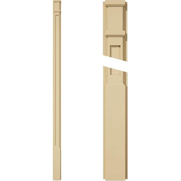 Ekena Millwork 2 in. D x 4 in. W x 90 in. L Primed Polyurethane Pilaster 1- Pack
