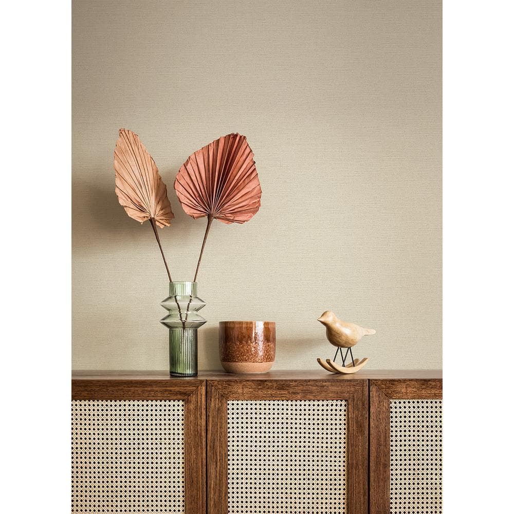 Estefan Cream Non-Pasted Vinyl Wallpaper