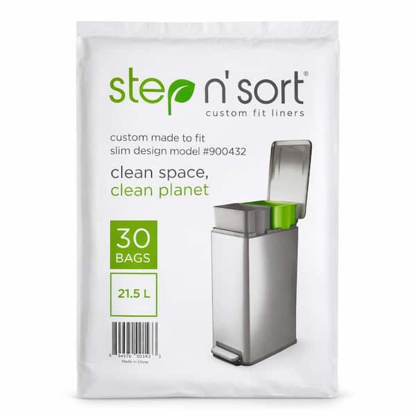 Plastic Trash Liners-30 Count-21.5 Liter / 5.7 Gal.