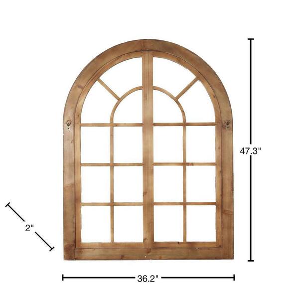 arched window frame white