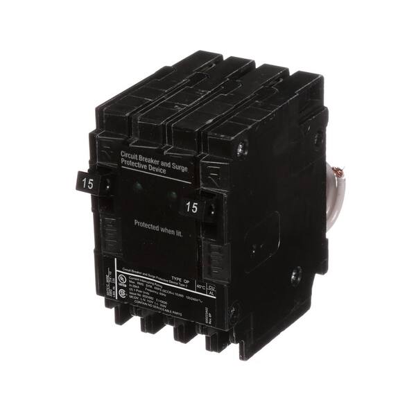 Siemens 15 Amp Single-Pole Type QP Surge Protection Circuit Breaker