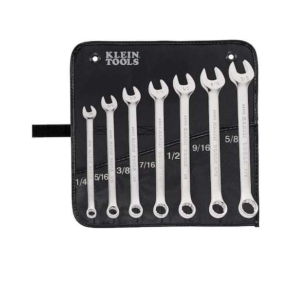 Klein Tools 7-Piece SAE Combination Wrench Set
