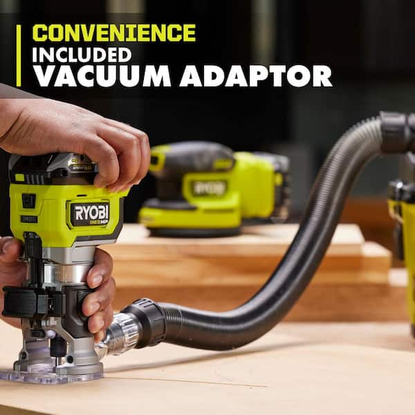 RYOBI ONE HP 18V Brushless Cordless Compact Router Tool Only PBLRR01B The Home Depot