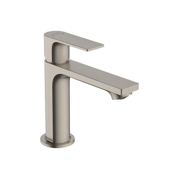 Hansgrohe Rebris E Single Handle Single Hole Bathroom Faucet in Brushed Nickel