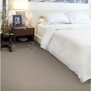 Feather - Color Sand Berber Custom Area Rug with Pad