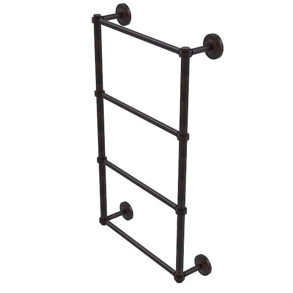 Allied Brass Que New Collection 36 in. Wall Mounted Guest Towel Holder in Brushed Bronze
