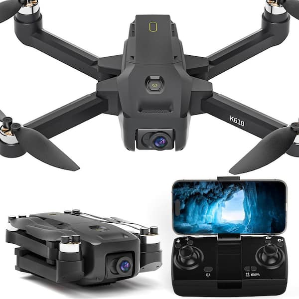 GPS Drone with 4K Camera Foldable Quadcopter FPV Auto Return Home 5G Transmission Adjustable Lens 20 Min Flight