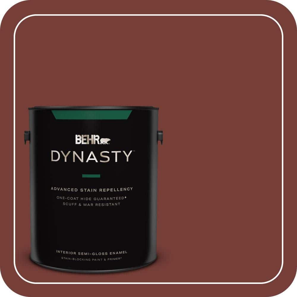 1 gal. #BXC-76 Florence Red Semi-Gloss Enamel Interior Stain-Blocking Paint & Primer price history on PriceWatchPro