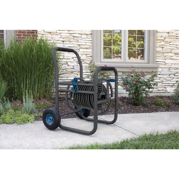 Suncast Professional Portable 200 Foot Garden Hose Reel Cart with