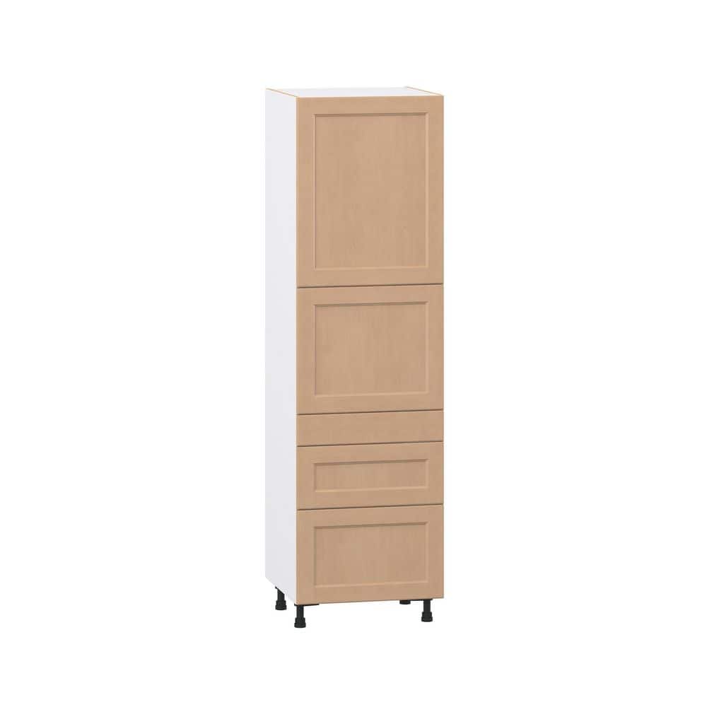 Lakewood Sugar Cookie Shaker Assembled Pantry Kitchen Cabinet with 5 Drawers (24 in. W x 84.5 in. H x 24 in. D) price history on PriceWatchPro