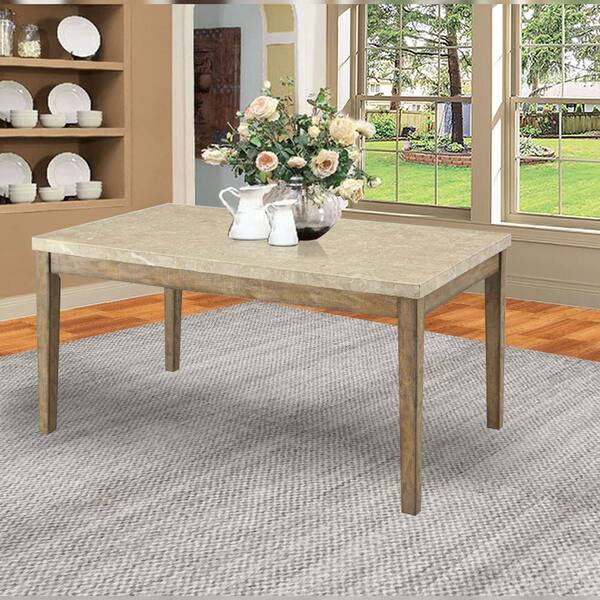 acme furniture claudia marble dining table