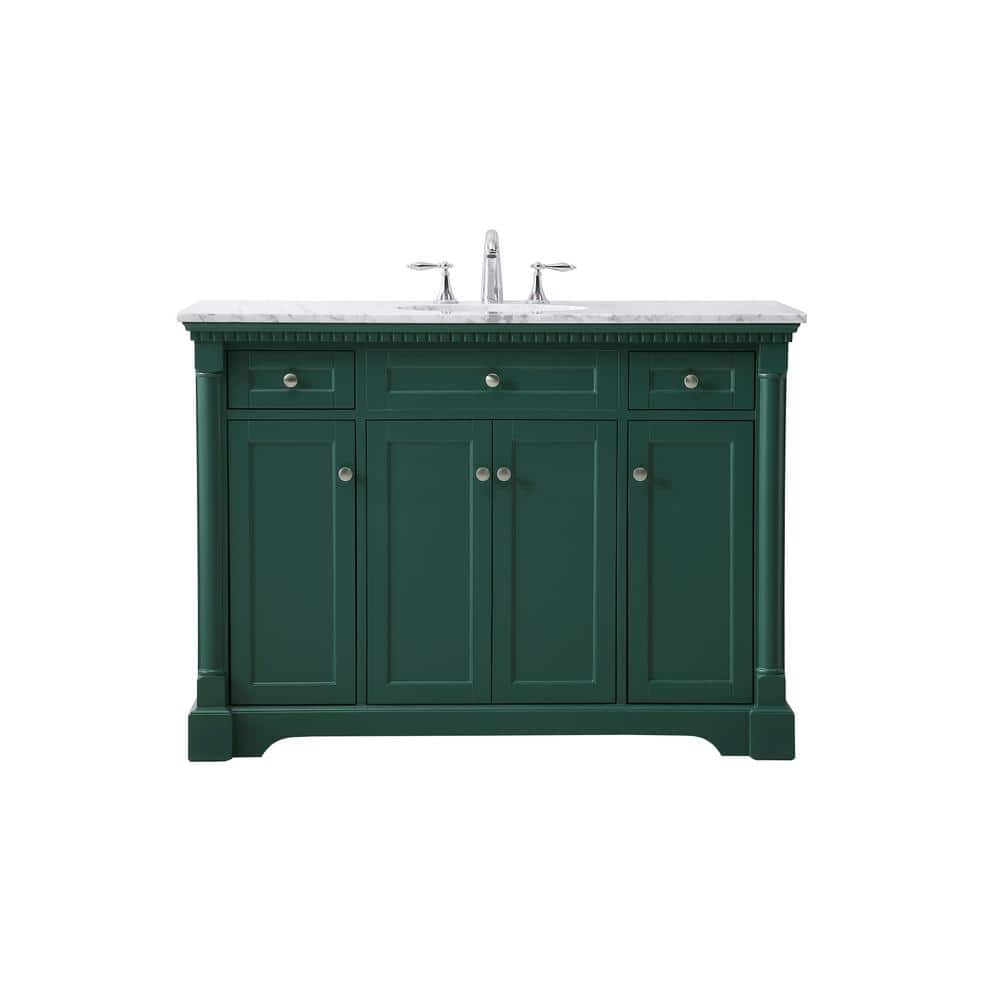 Timeless Home 48 in. W x 21.5 in. D x 35 in. H Single Bathroom Vanity in Gr