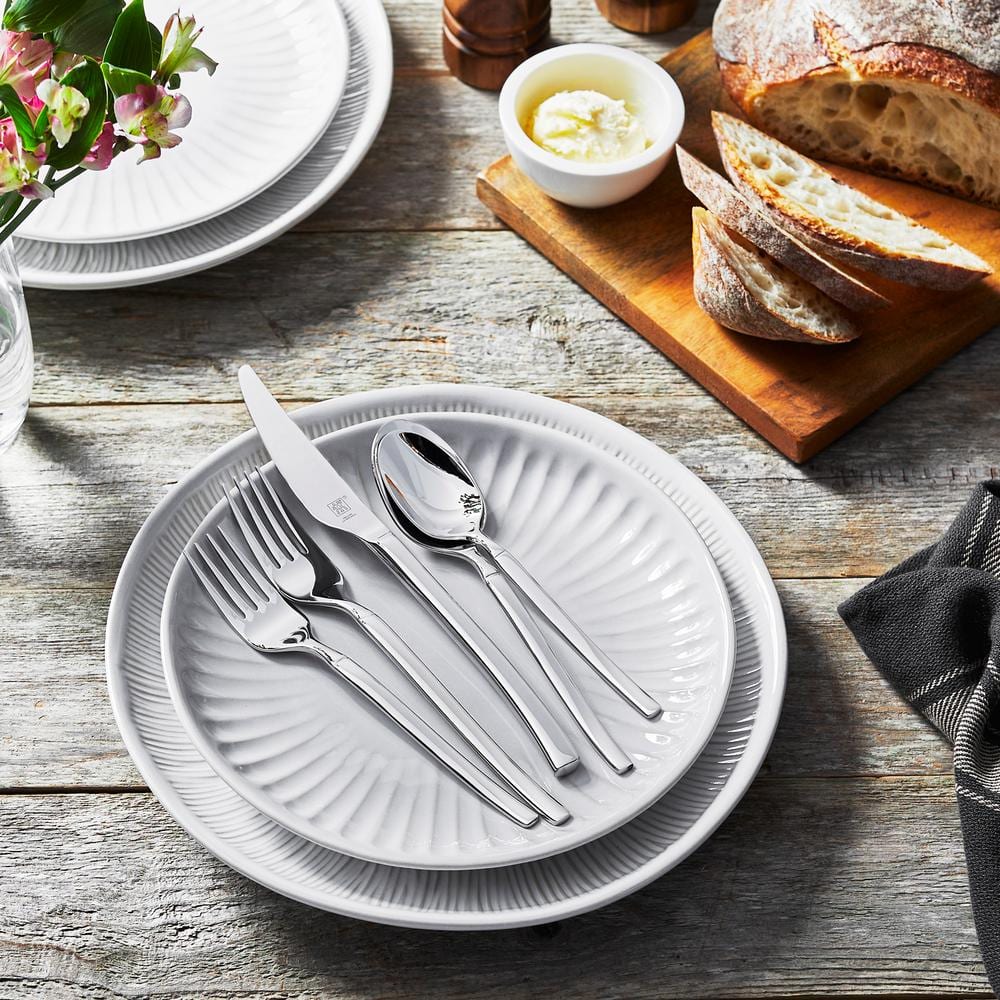 Bellamar 20-Piece Stainless Steel Flatware Set with Wrapped Accent
